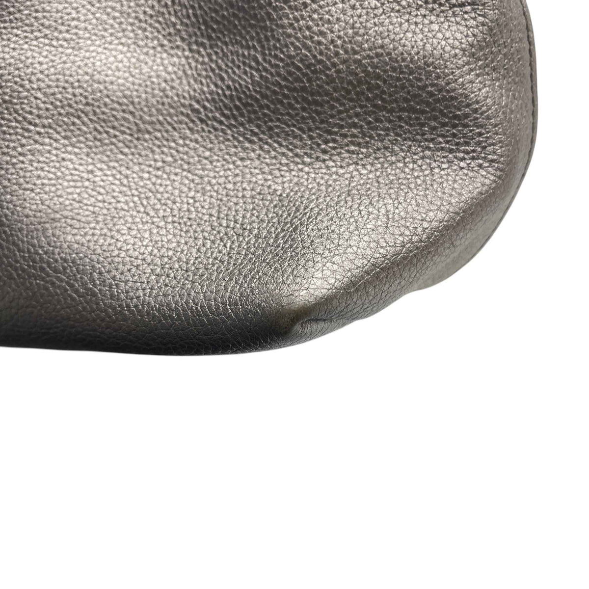 Women's Dual Strap Zip Tote Handbag Silver - Photo 9