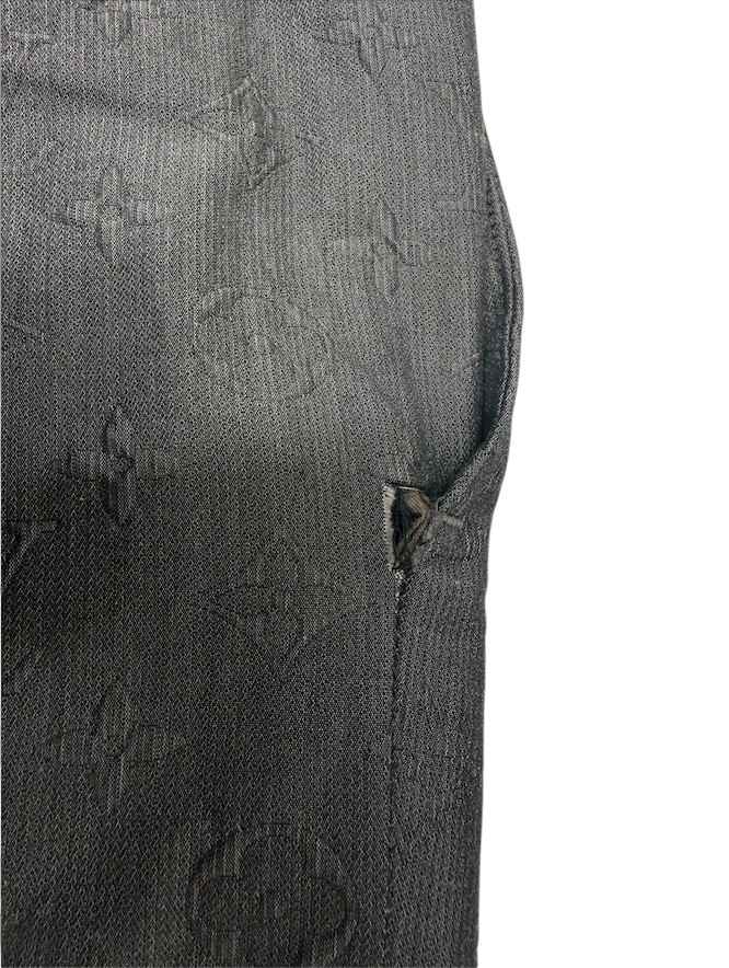 Men's Monogram Trousers Grey Size L / W34