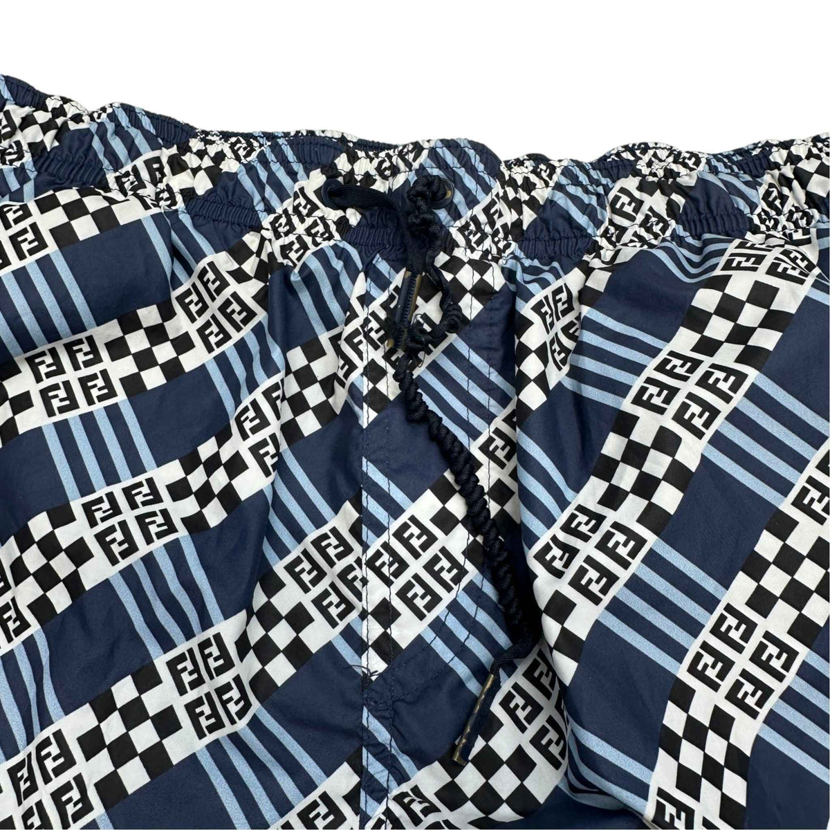 Men's Monogram Swim Shorts Navy Size L / W34 - Photo 6