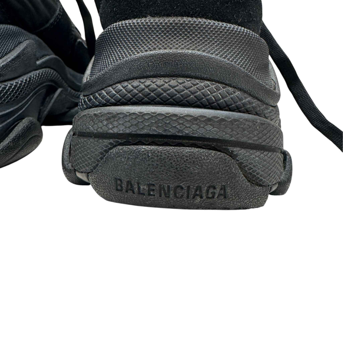 Women's Triple S Low Trainers Black Size UK 3 / EU 36 - Photo 11