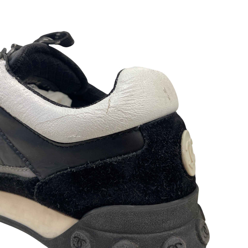 Men's CC Logo Low Trainers Black Size UK 7.5 / EU 41.5