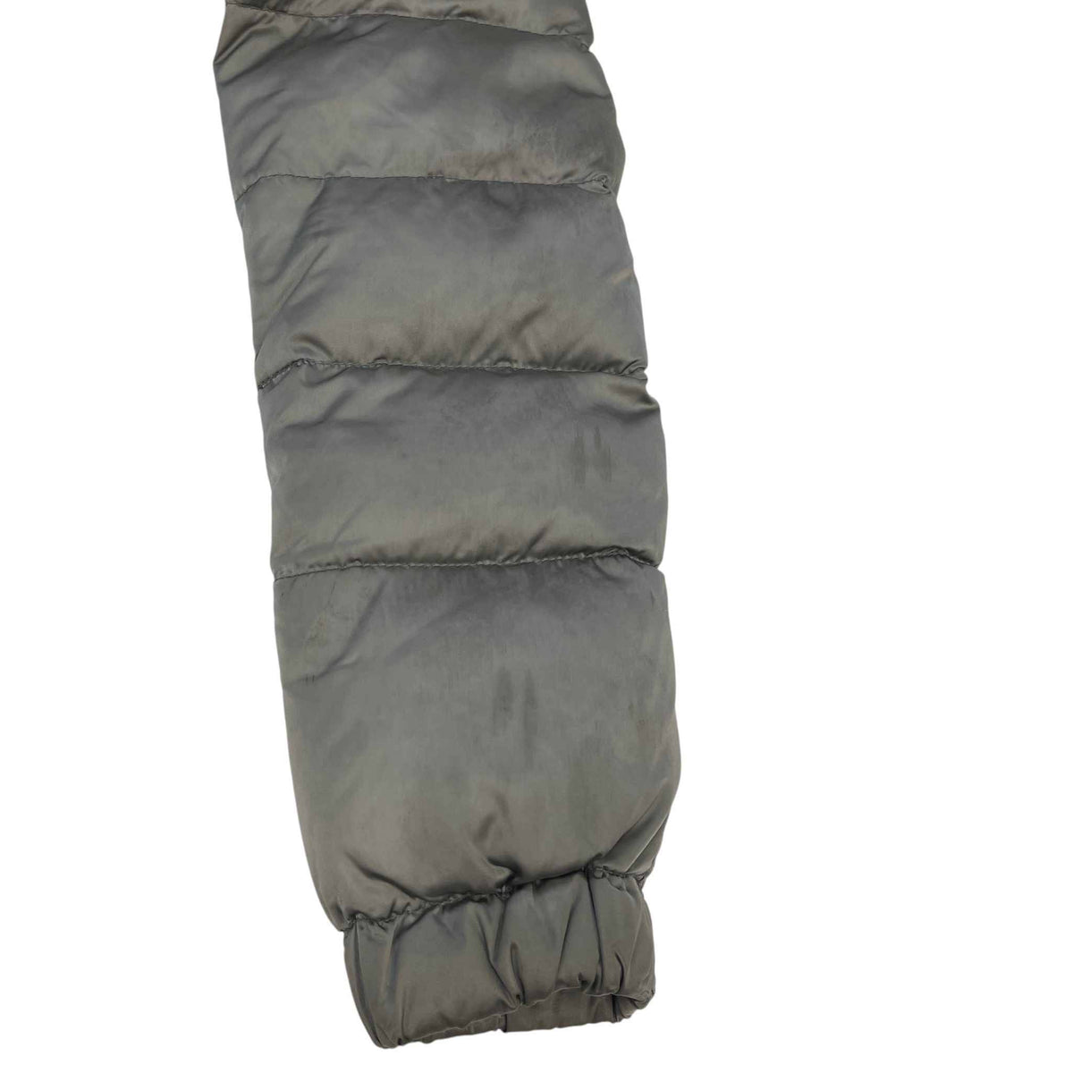 Women's Plaque Logo Fox Fur Down Jacket Grey Size S / UK 8 - Photo 11