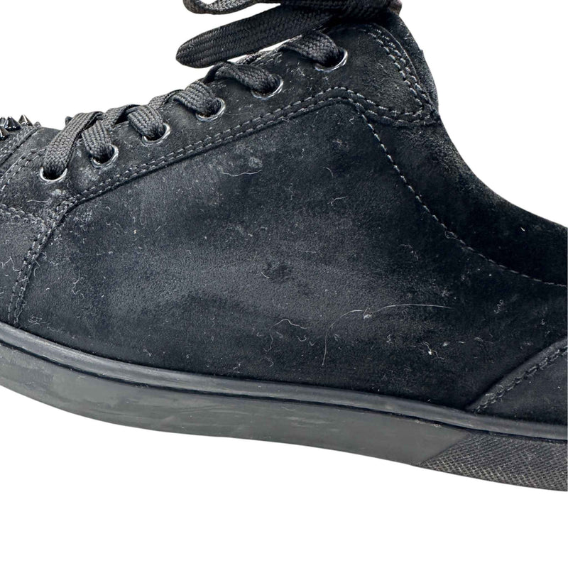Men's Louis Junior Flat Spike Low Trainers Black Size UK 8.5 / EU 42.5