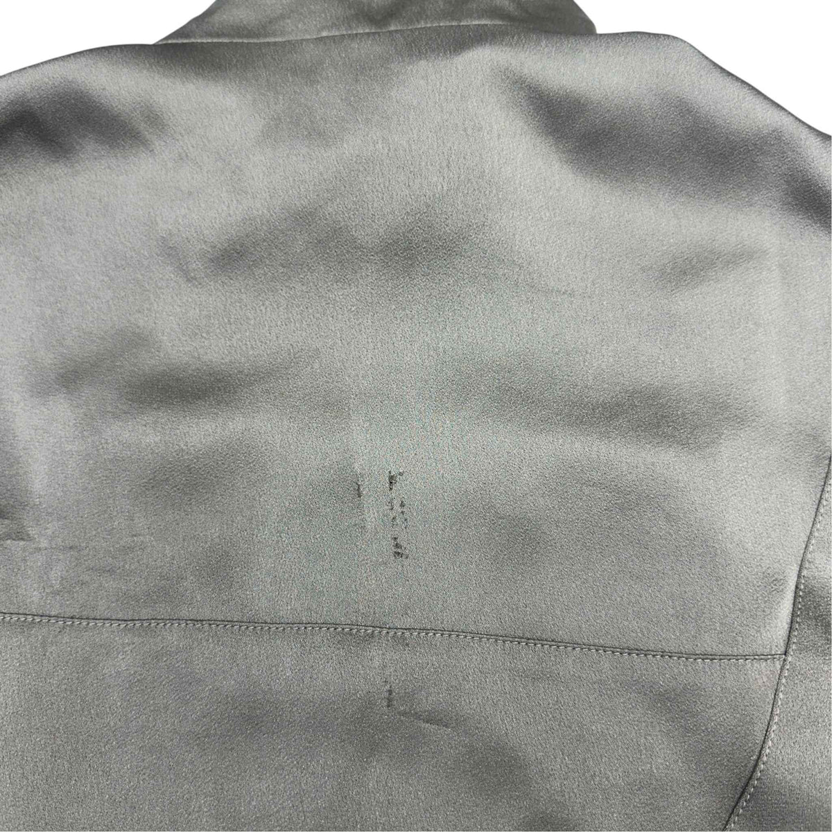 Men's Suede Bomber Jacket Green Size L - Photo 7