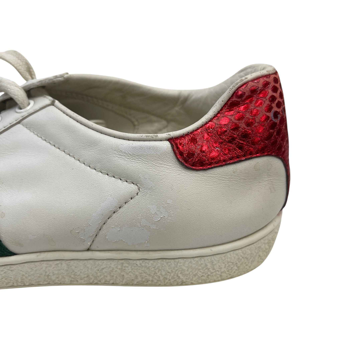 Men's Ace Embroidered Bee Low Trainers White Size UK 5 / EU 39 - Photo 13
