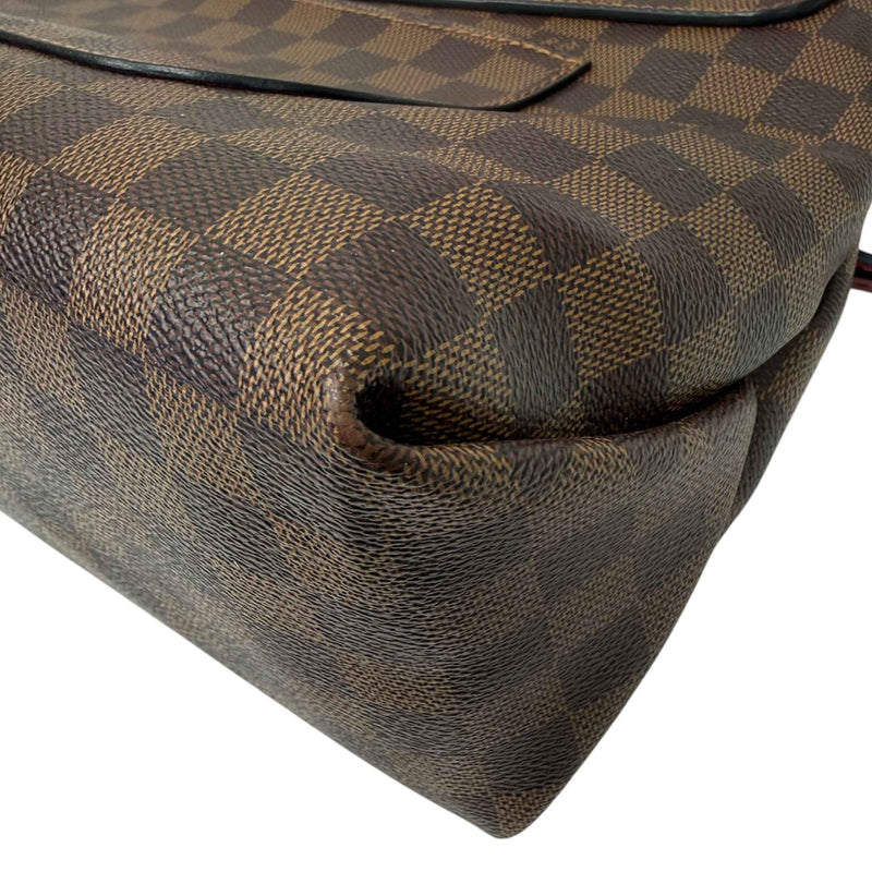 Women's Damier Ebene Beaubourg MM Handbag Brown