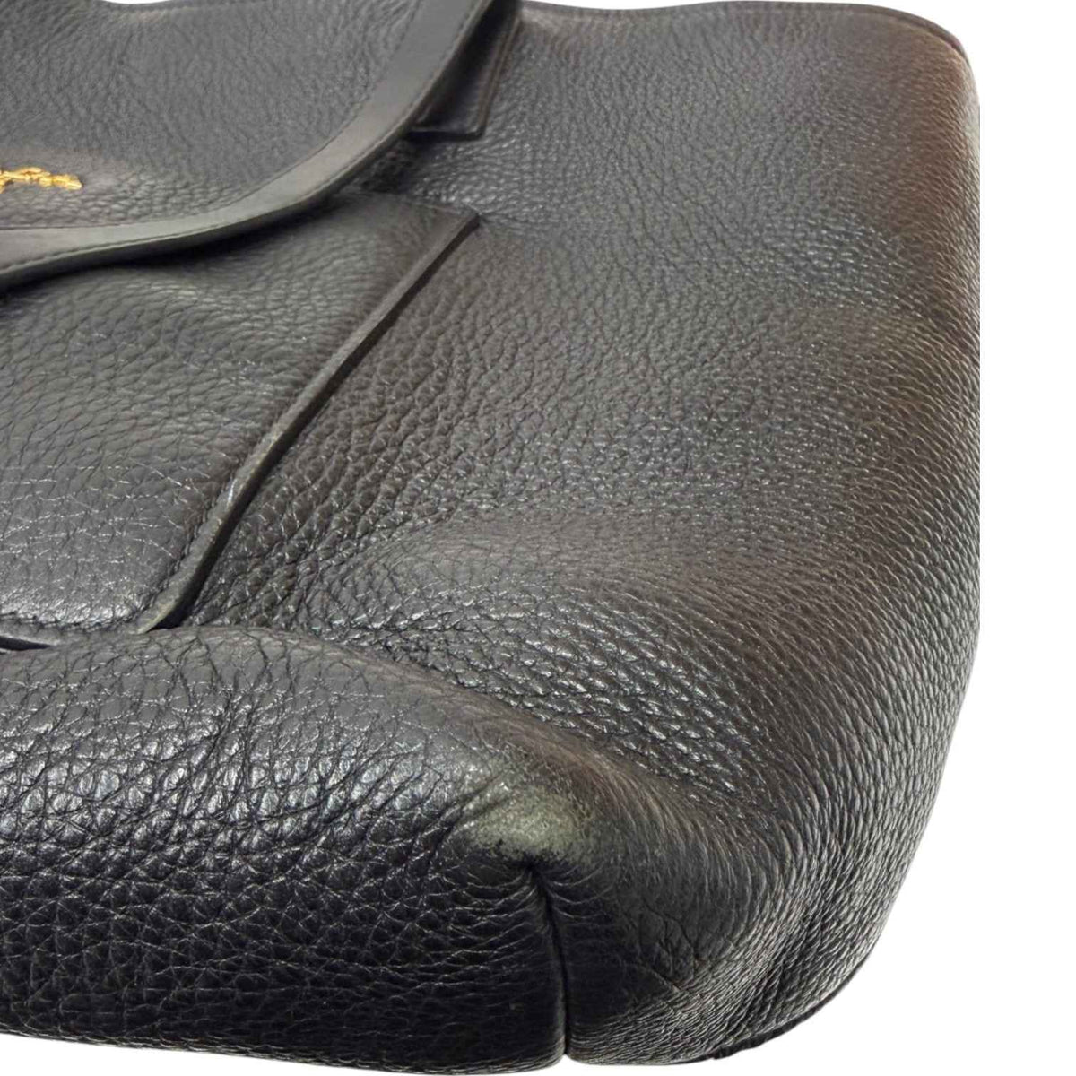 Women's Vitello Daino Tote Handbag Black - Photo 14