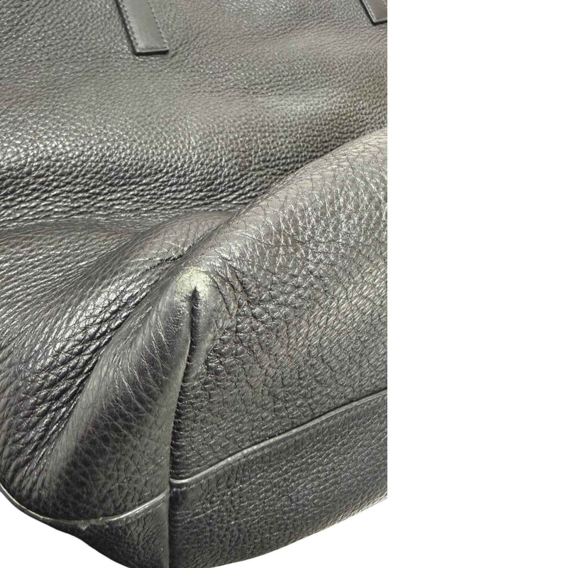 Women's Vitello Daino Tote Handbag Black
