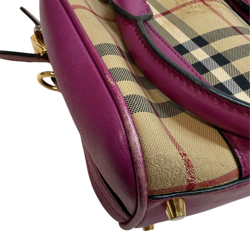 Women's Haymarket Check Handbag Pink