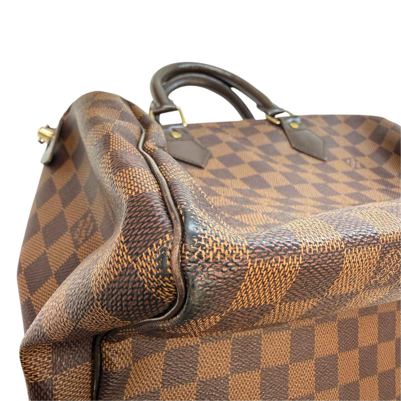 Women's Damier Ebene Speedy 30 Handbag Brown
