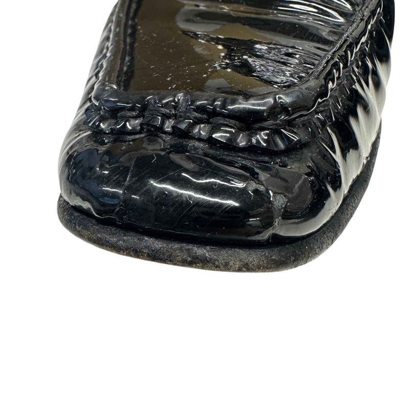 Men's Patent Horsebit Loafers Black Size UK 9 / EU 43