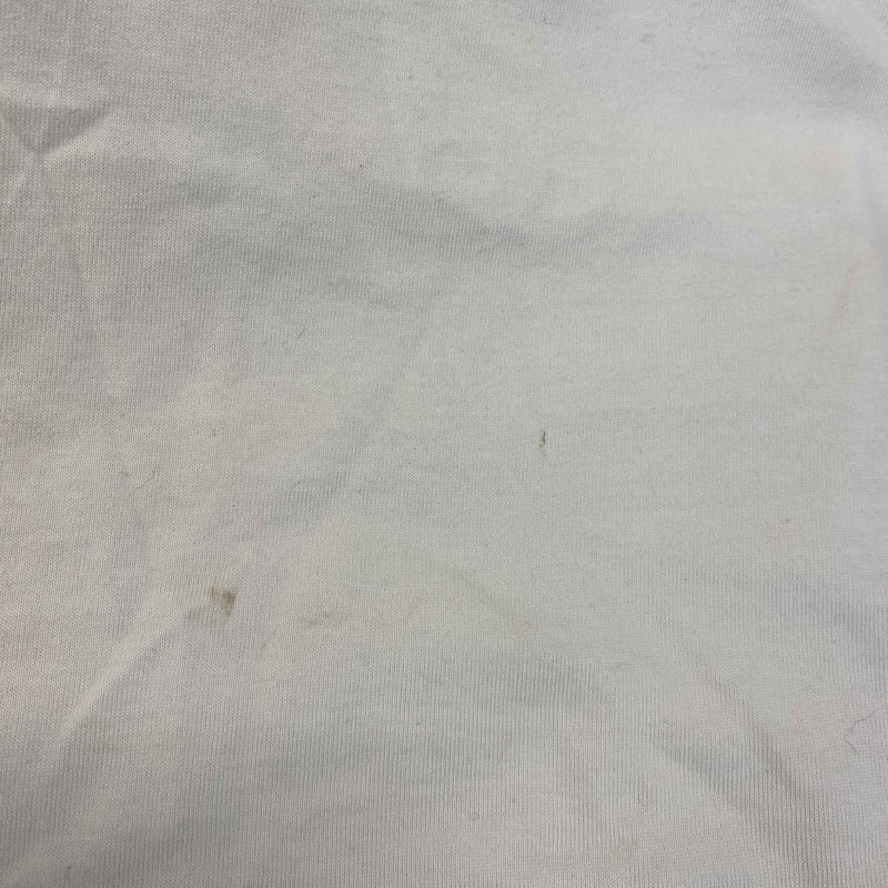 Men's Check Tape T-Shirt White Size 3XL