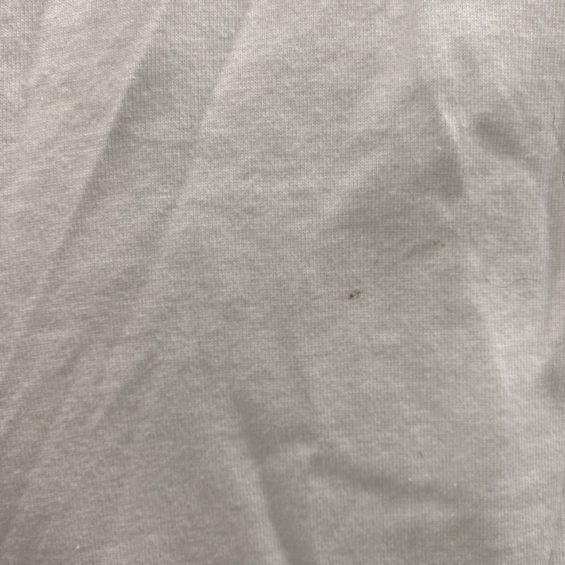 Men's Check Tape T-Shirt White Size 3XL