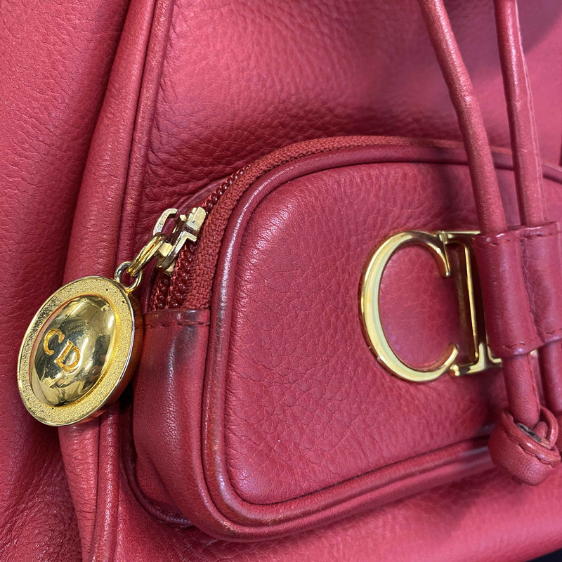 Women's CD Logo Mini Backpack Red