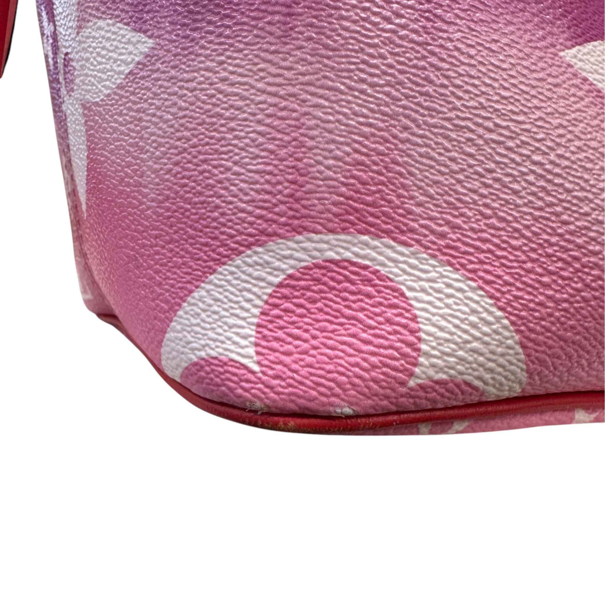 Women's Monogram Escale Neverfull MM Handbag Red - Photo 10