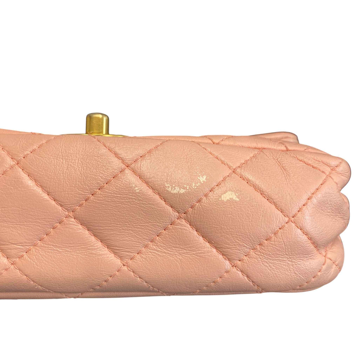 Women's Lambskin Timeless Pearl Crush Mini Handbag Pink - Photo 16