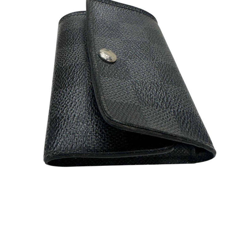 Men's Damier Graphite Key Holder Keyring Black