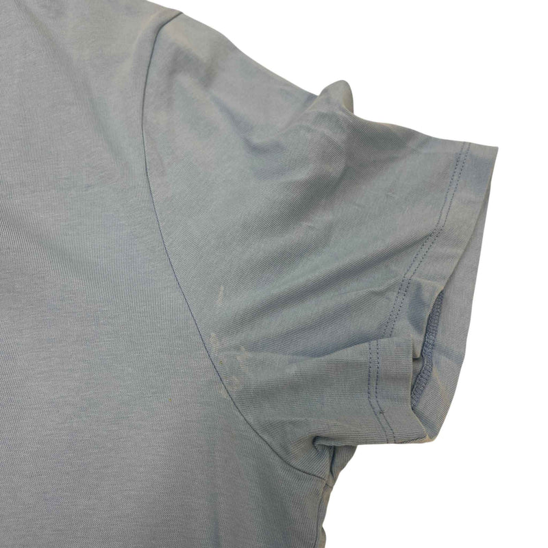 Men's Logo Print T-Shirt Blue Size XL