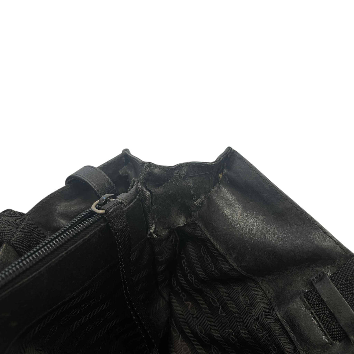 Women's Nylon Tote Handbag Black - Photo 14