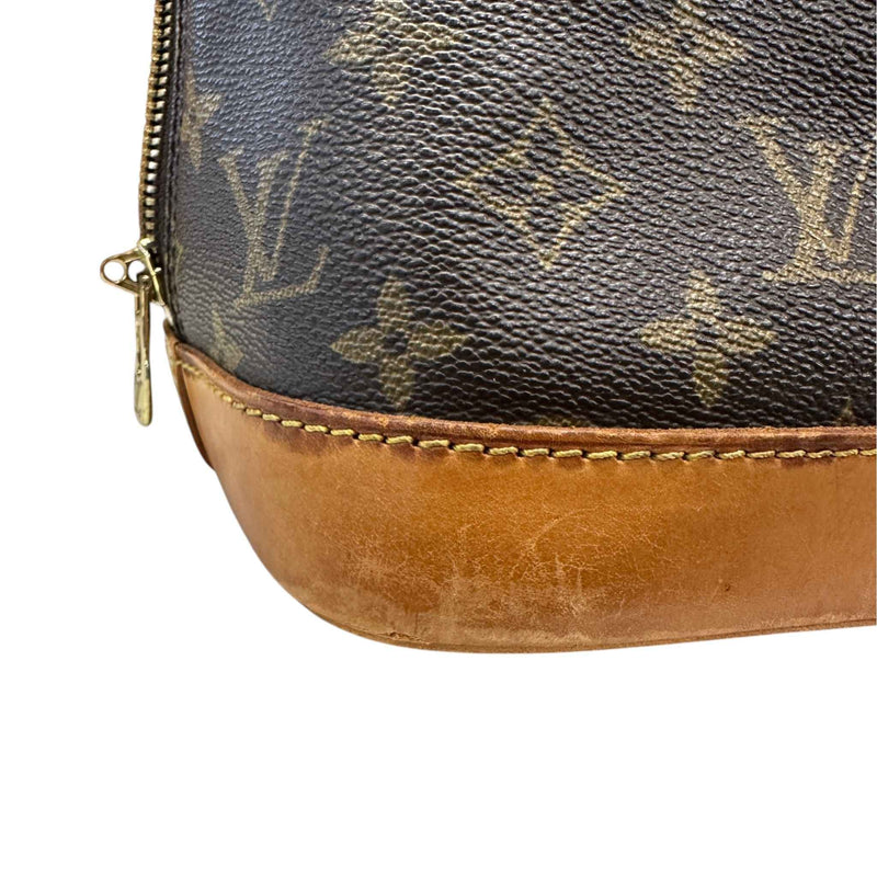 Women's Monogram Alma PM Handbag Brown