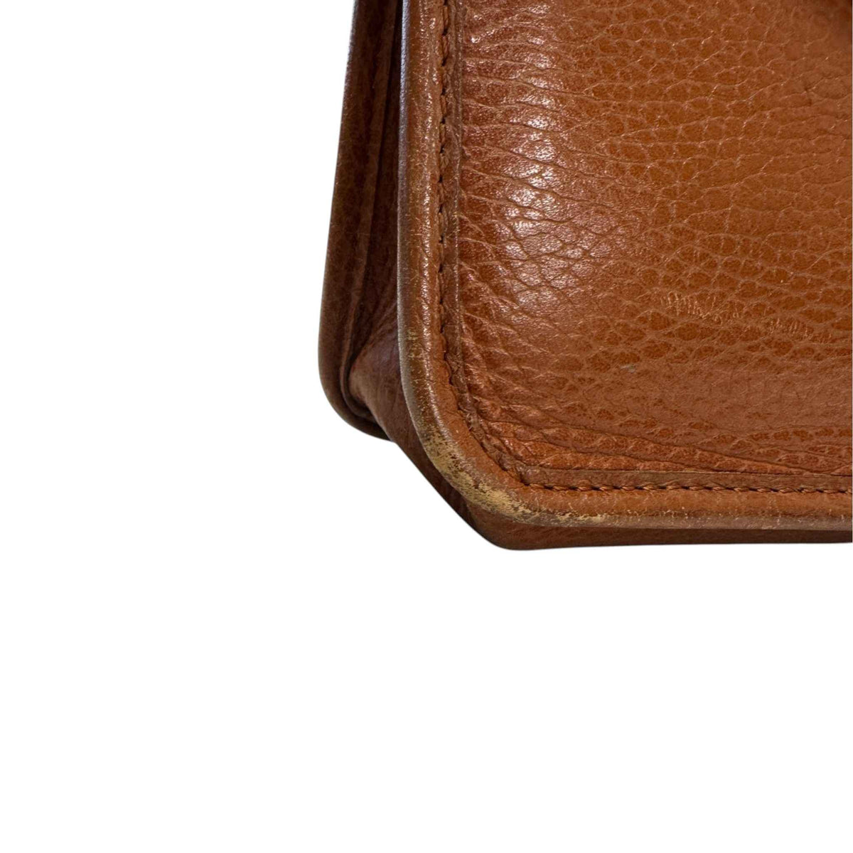 Women's Plaque Logo Clutch Brown - Photo 11