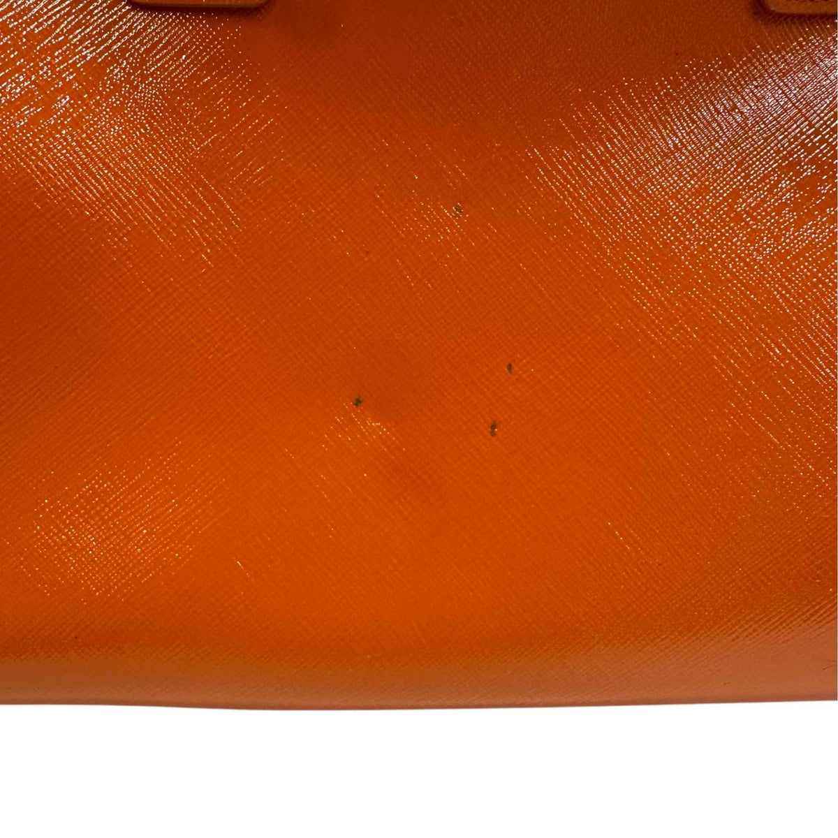 Women's Pyramid Frame Handbag Orange - Photo 14