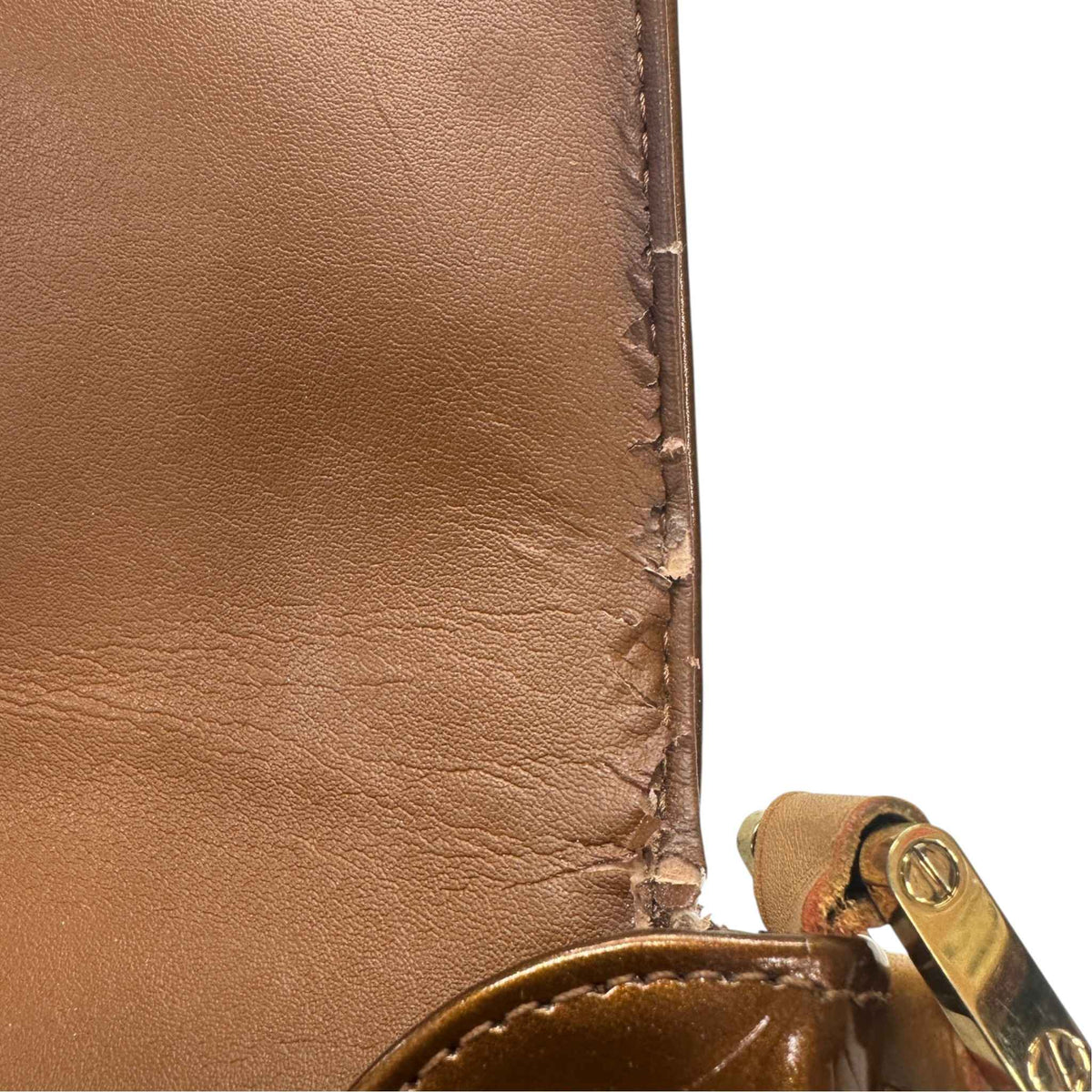Women's Vernis Leather Thompson Street Handbag Brown - Photo 13