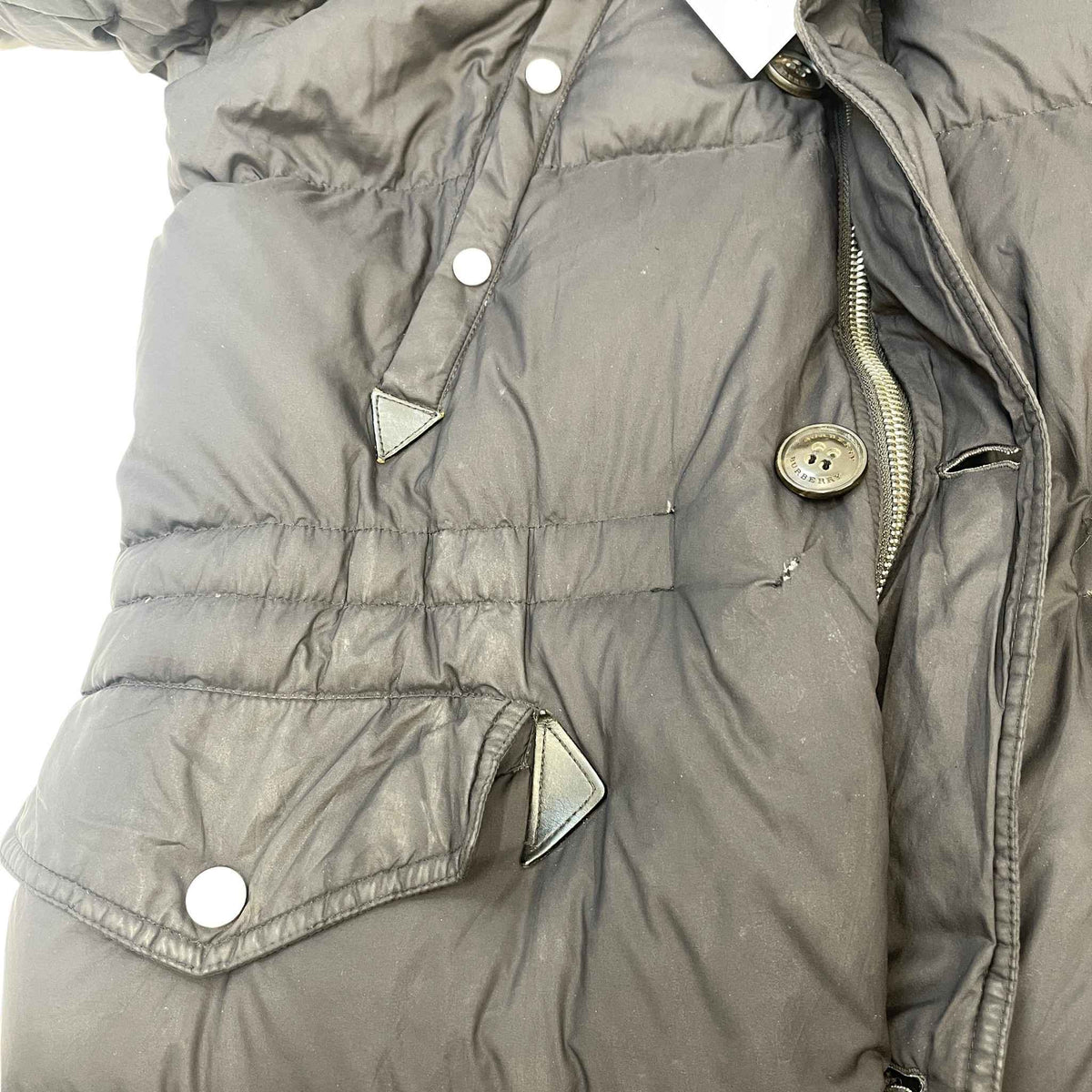 Men's Haworth Mid Length Down Jacket Black Size XL - Photo 8