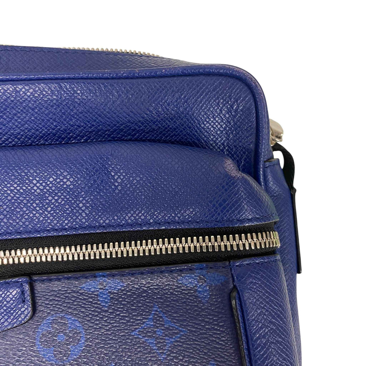 Men's Taigarama Monogram Outdoor Messenger Bag Blue - Photo 17