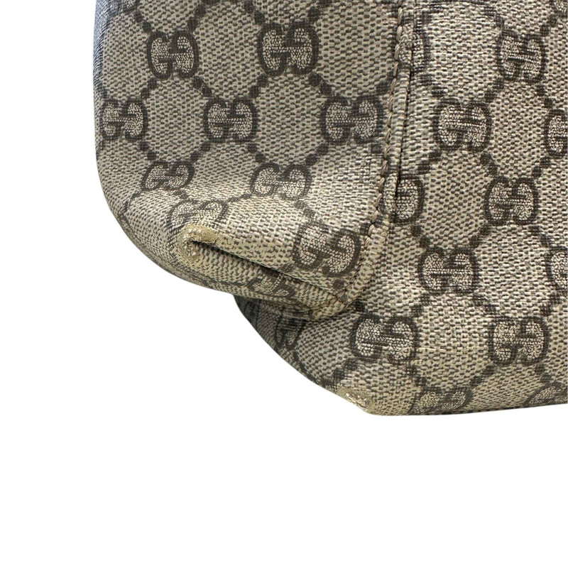 Men's GG Supreme Changing Baby Travel Bag Beige