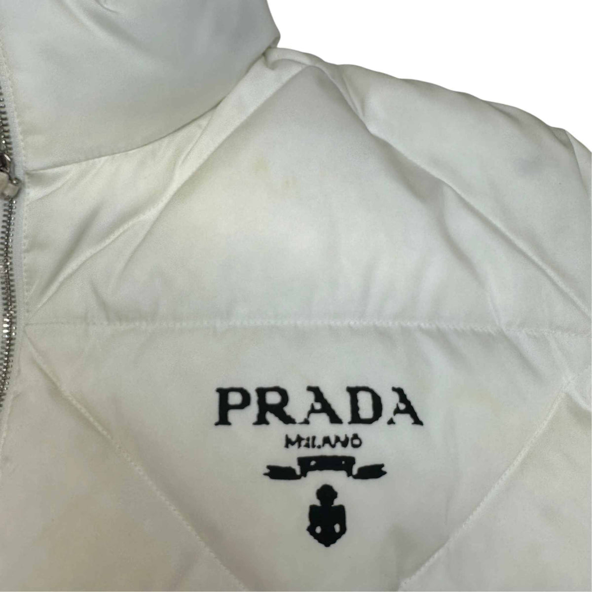 Men's Re-Nylon Down Jacket White Size XXL - Photo 9