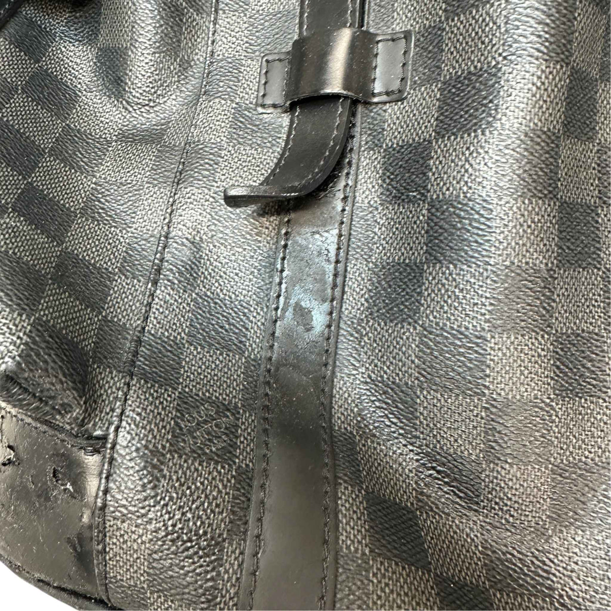 Men's Damier Graphite Christopher Backpack Black - Photo 16