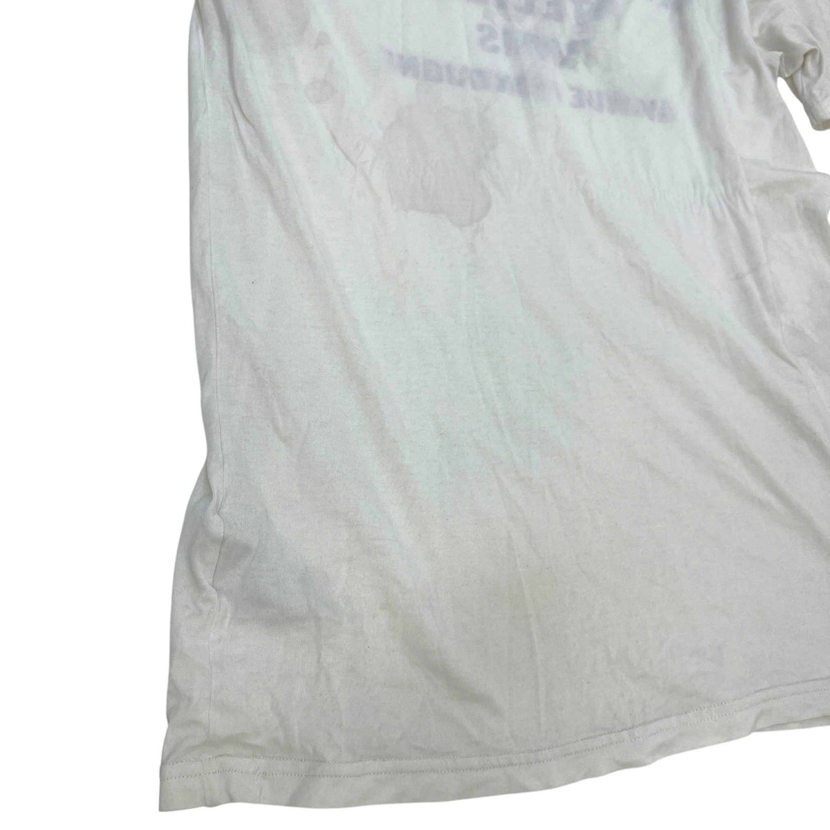 Men's Logo Print T-Shirt White Size M - Photo 13