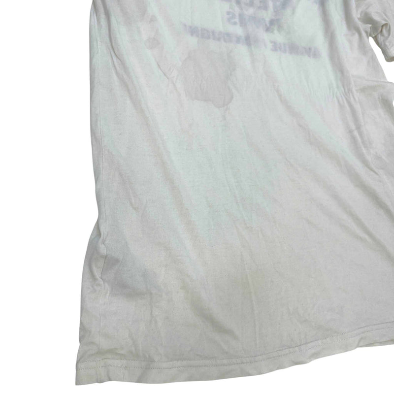 Men's Logo Print T-Shirt White Size M