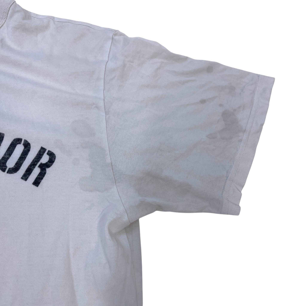 Men's Logo Print T-Shirt White Size M - Photo 12