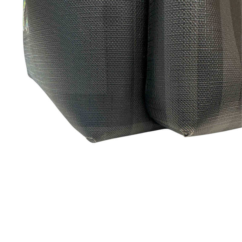 Men's Graphic Check Graffiti Backpack Black
