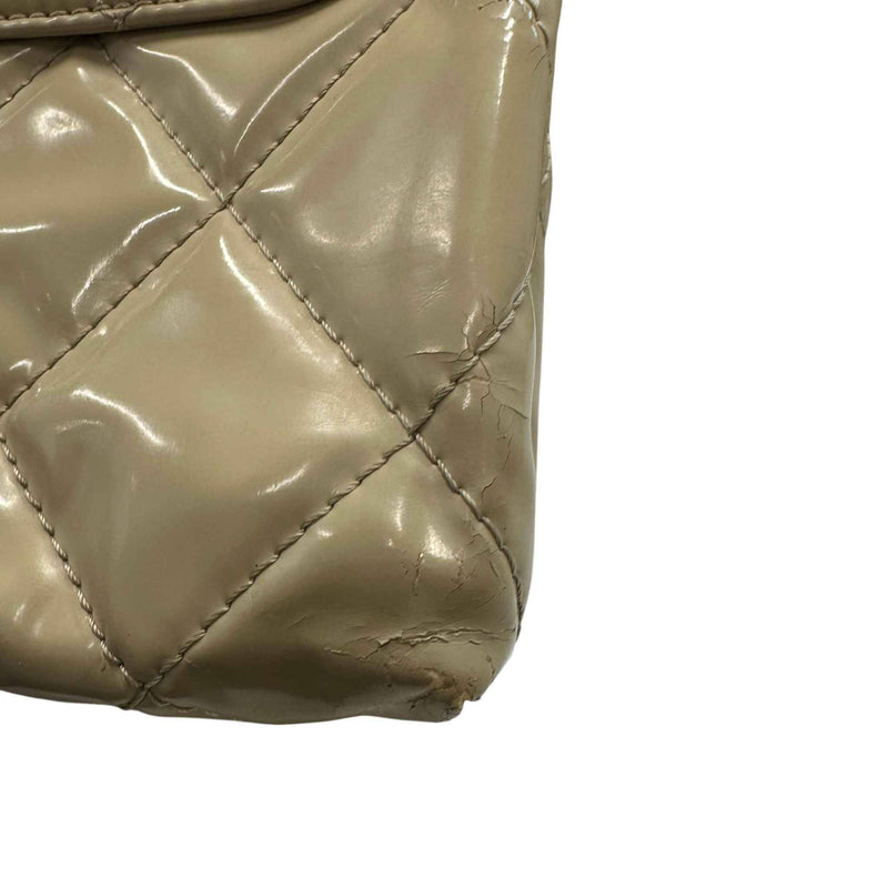 Women's In The Business Flap Handbag Beige
