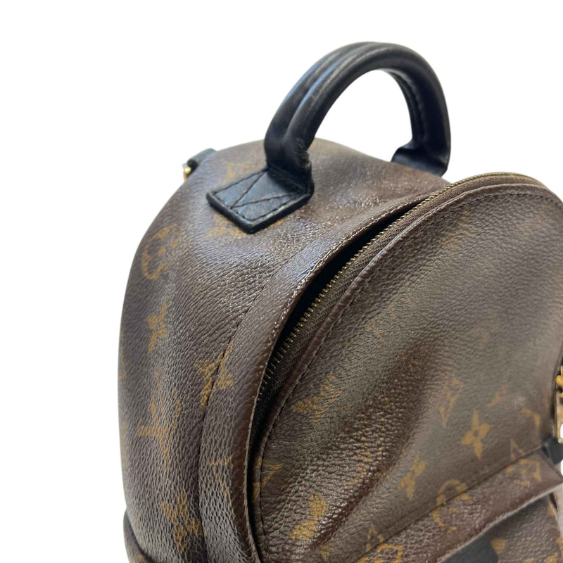 Women's Monogram Palm Springs Mini Backpack Brown