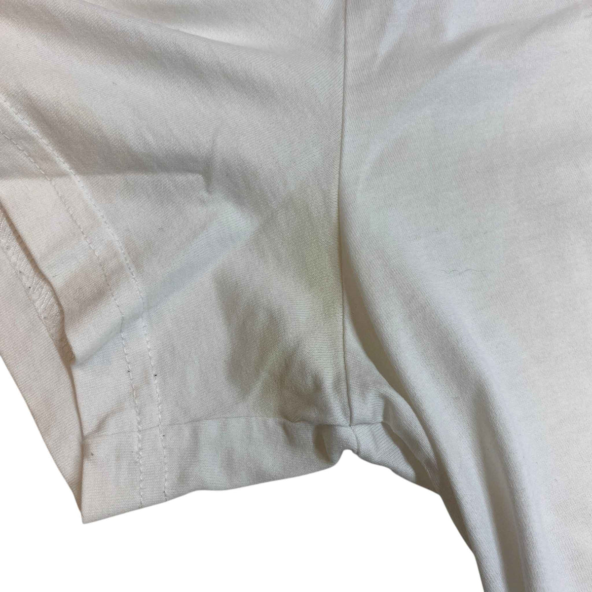 Men's Cracked Logo T-Shirt White Size M - Photo 8