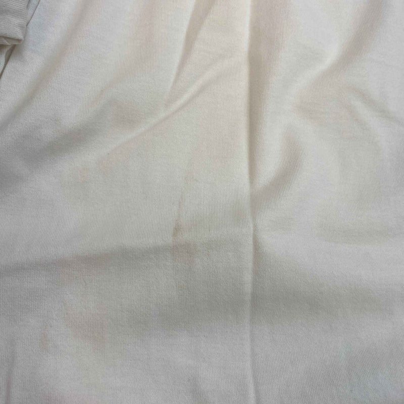 Men's Cracked Logo T-Shirt White Size M