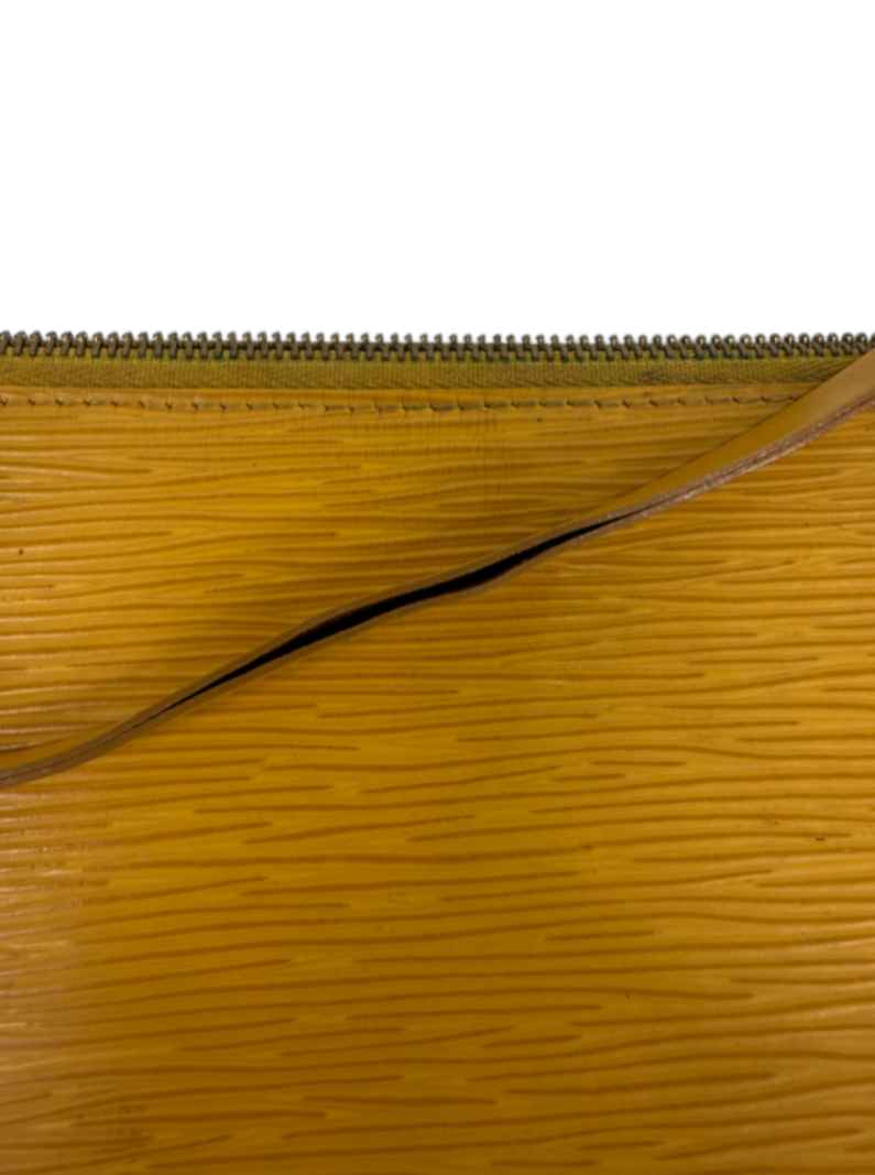 Women's Epi Pochette Shoulder Handbag Yellow