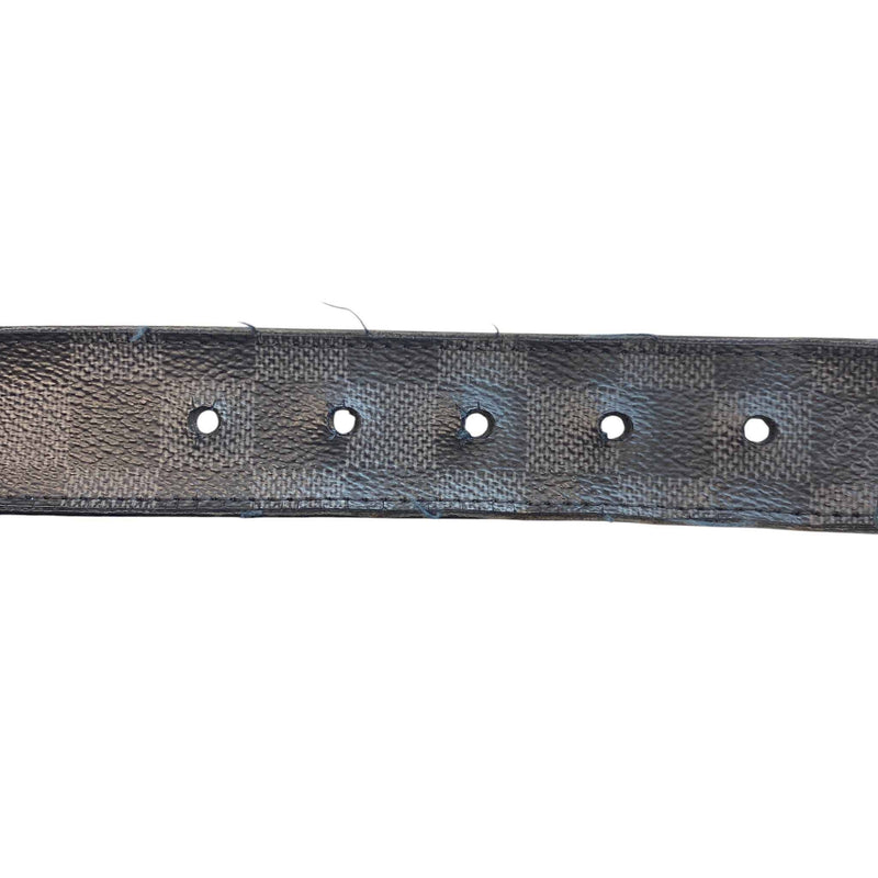 Men's Damier Graphite Pont Neuf 35MM Belt Black Size 30"