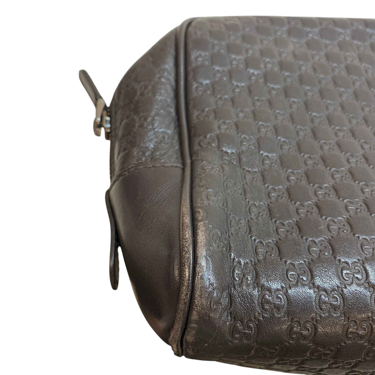 Men's Micro Gussissima Toiletry Bag Brown - Photo 15