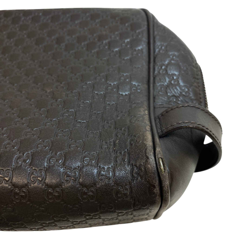 Men's Micro Gussissima Toiletry Bag Brown