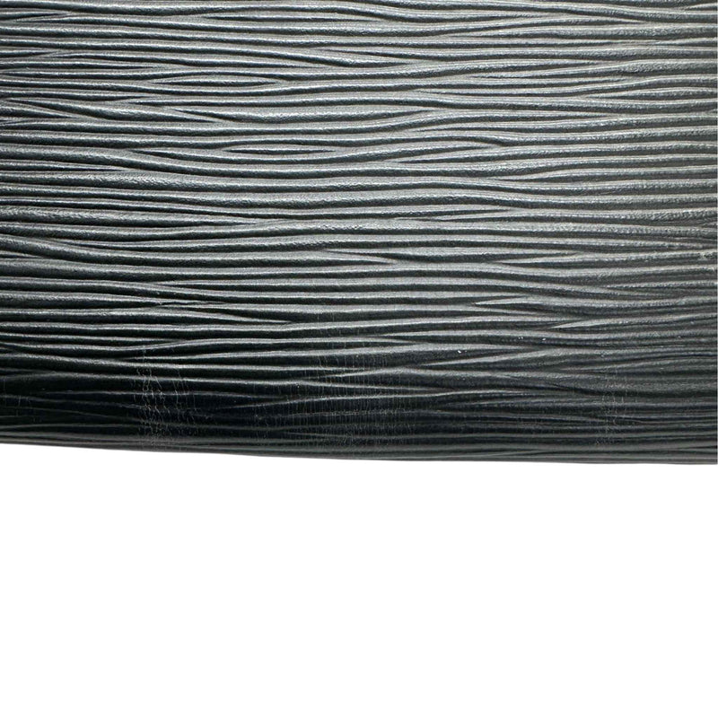Women's Epi Leather Pochette Accessoires Handbag Black