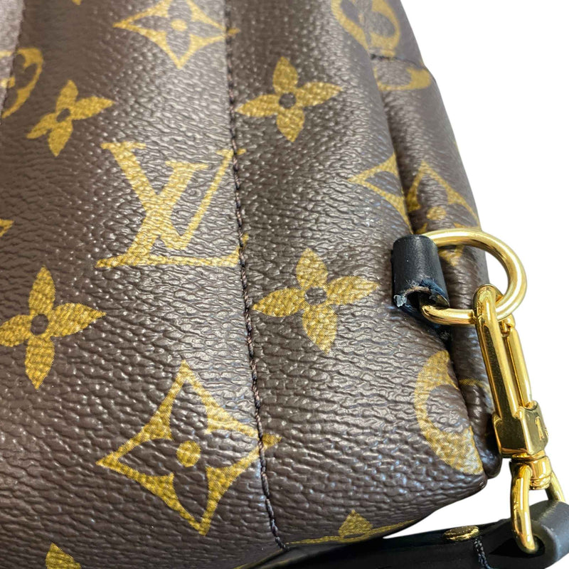 Women's Monogram Palm Springs Mini Backpack Brown
