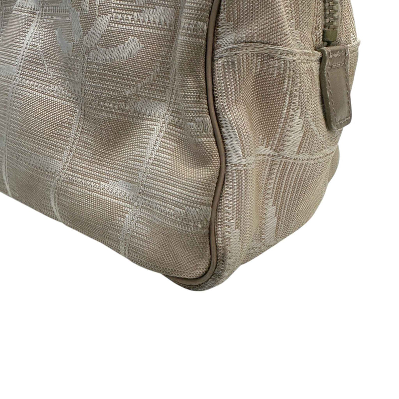 Women's Travel Line Bowler Handbag Beige