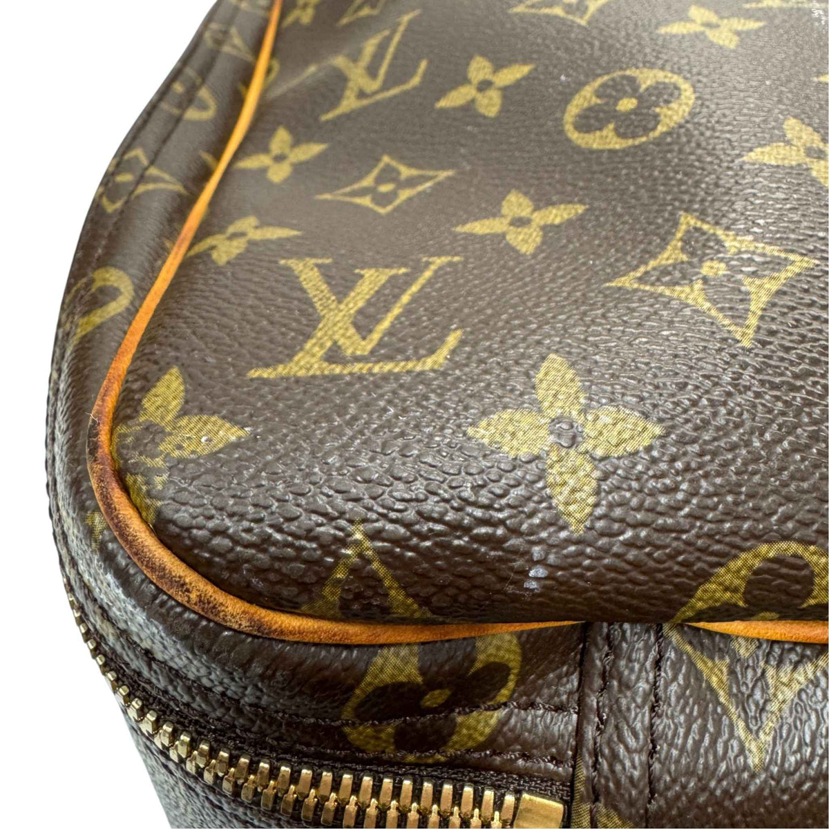 Women's Monogram Alizé 24 Heures Travel Bag Brown - Photo 12