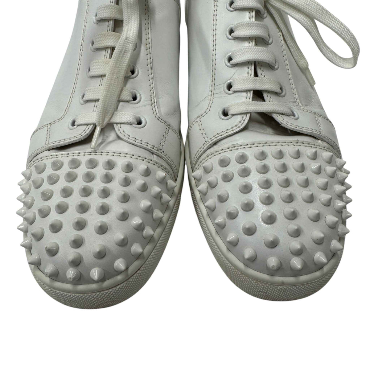 Men's Junior Spikes Low Trainers White Size UK 9 / EU 43 - Photo 13