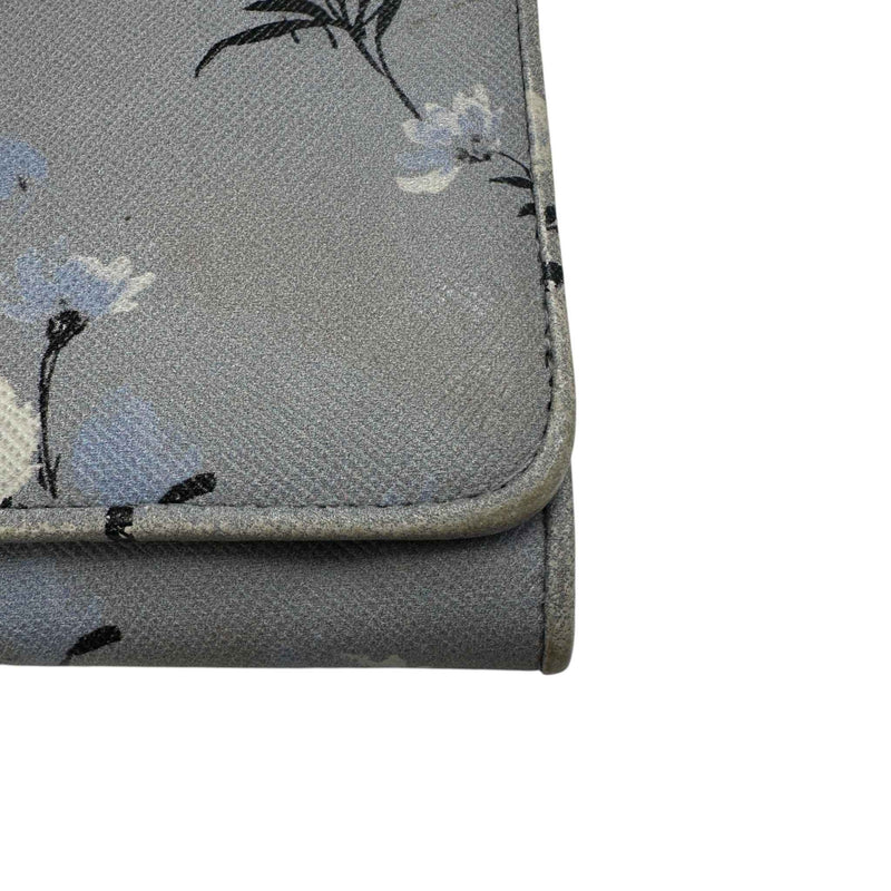 Women's Floral Print Purse Grey